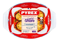 Ovenschaal Pyrex Let's Share Rechthoek Transparant 2,1 L