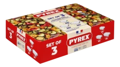 Pyrex Ovenschaal Must Have Kits Rechthoek Transparant 2 L / 3 L / 4 L (3-Delig) Online