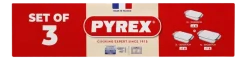 Pyrex Ovenschaal Must Have Kits Rechthoek Transparant 2 L / 3 L / 4 L (3-Delig) Online
