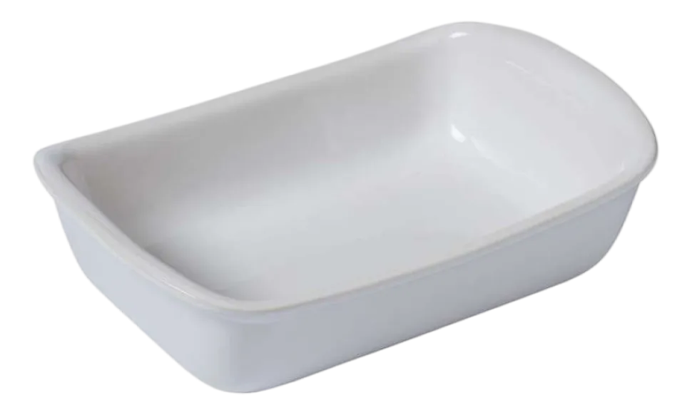 Ovenschaal Pyrex Supreme Rechthoek Wit 2,4 L