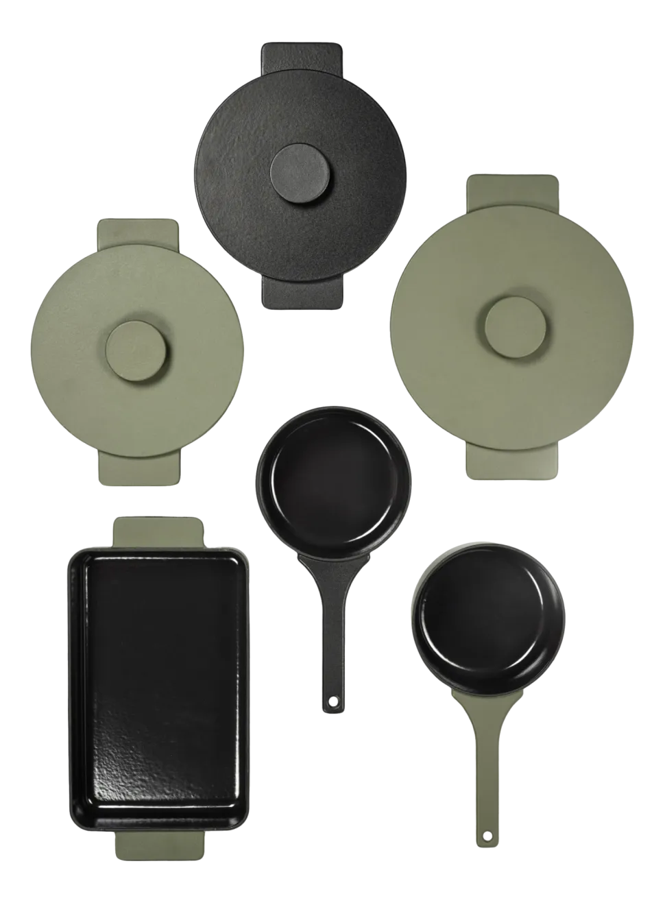 Ovenschaal Serax Surface Cookware By Sergio Herman Green L 38,5 x 20 x 6 cm