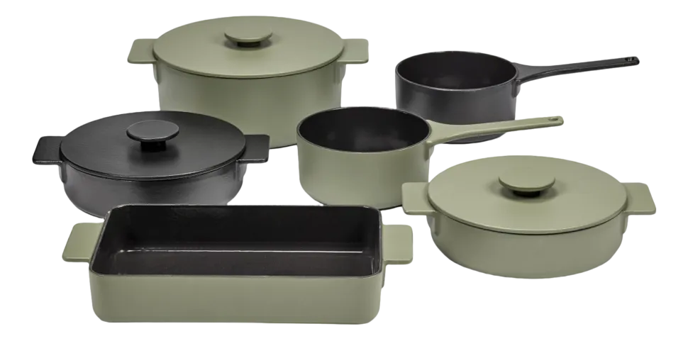 Ovenschaal Serax Surface Cookware By Sergio Herman Green L 38,5 x 20 x 6 cm