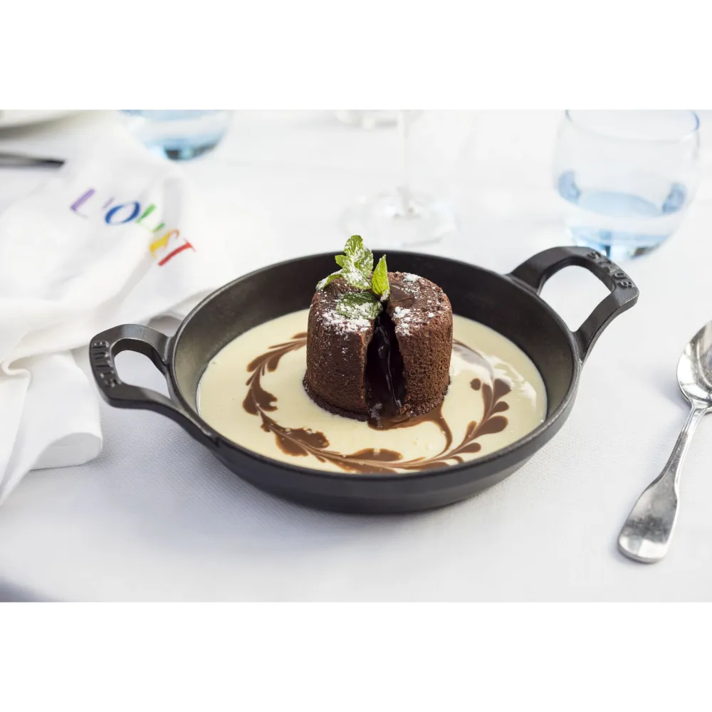 Staub Ovenschaal Mini Rond Zwart 12 cm Clearance