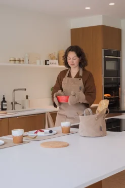 Ovenwant Tiseco Home Studio Velmar Taupe (Set van 2)
