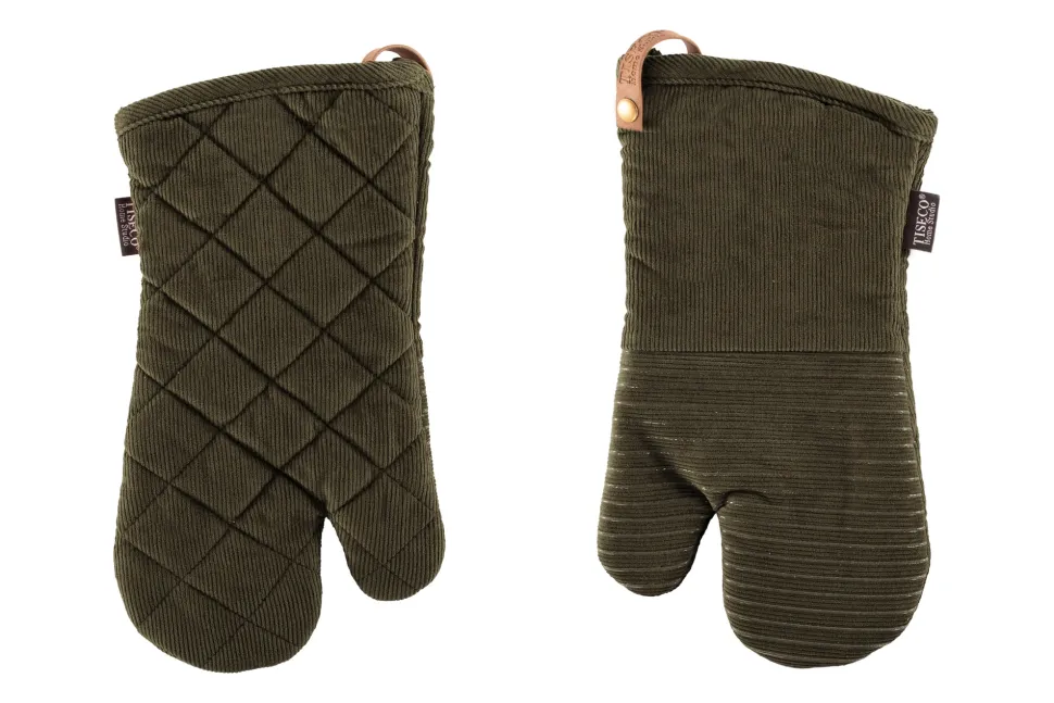 Ovenwant Tiseco Home Studio Velmar Green Olive (Set van 2)
