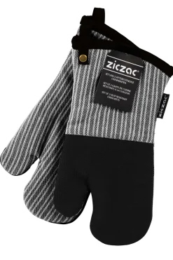 Ovenwant Ziczac Venton Black (Set van 2)