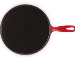 Le Creuset Pannenkoekenpan met Spatel en Beslagverdeler Kersenrood 27 cm Sale