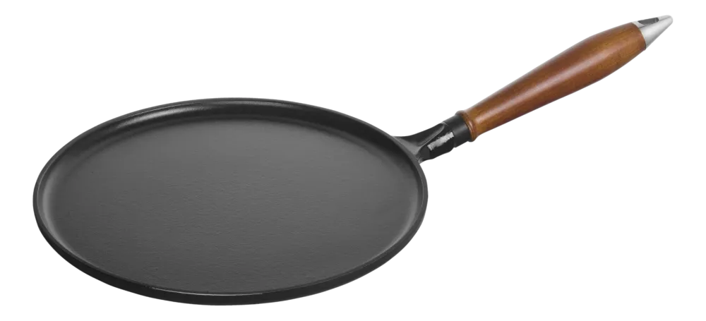 Staub Pannenkoekenpan Houten Greep Zwart 28 cm Clearance