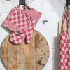 DDDDD Pannenlap Barbeque Red 21 x 21 cm (2-Delig) Hot