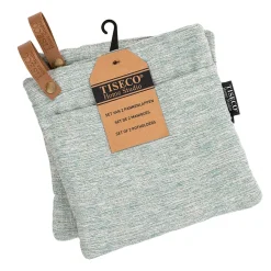 Pannenlap Tiseco Home Studio Hercules Green (Set van 2)