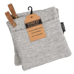 Tiseco Pannenlap Home Studio Hercules Grey (Set van 2) Sale