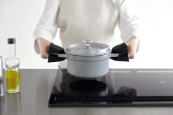 Pannenlap Yamazaki Tower Black - Set van 2