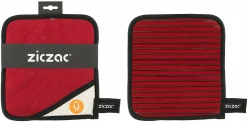 Pannenlap ZicZac Magnet Rood