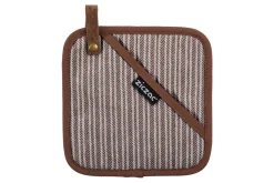 Pannenlap Ziczac Venton Dark Taupe (Set van 2)