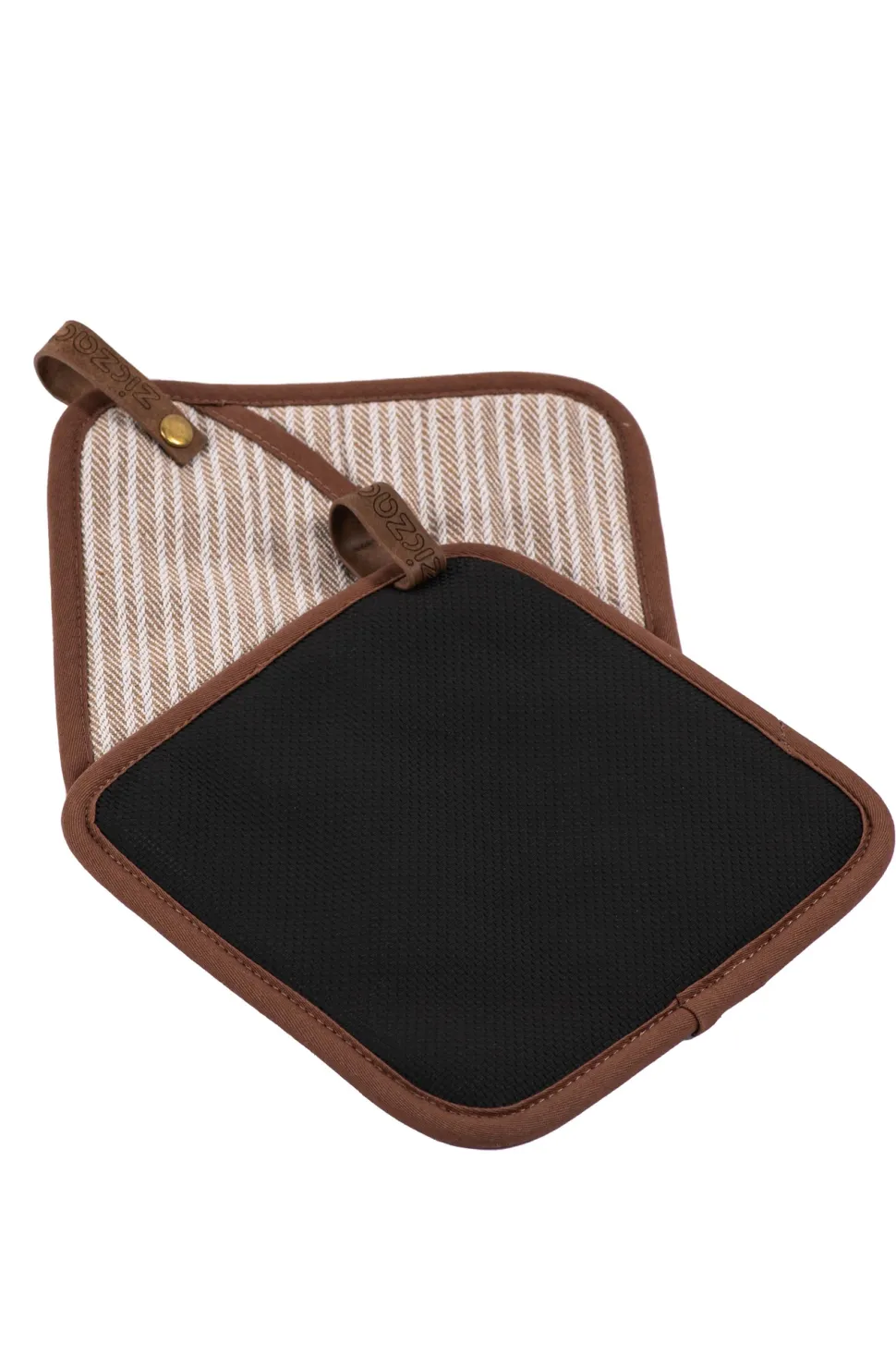 Pannenlap Ziczac Venton Sand (Set van 2)