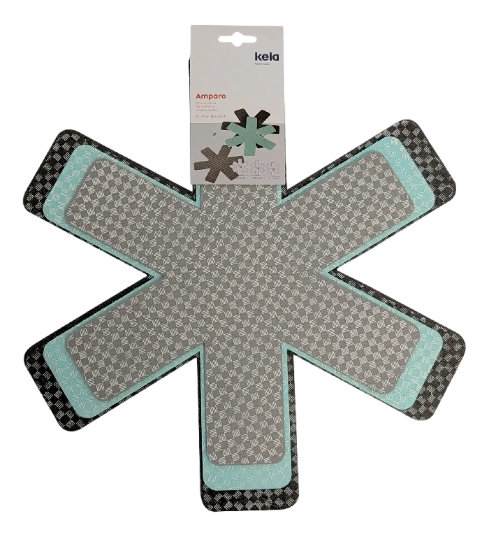 Pannenonderzetter Kela Amparo Assorti Groen (Set van 3)