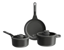 Pannenset Antikleef BergHOFF Leo Line Stone + (5-delig)