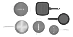 Pannenset BergHOFF DiNA Line (9-delig)