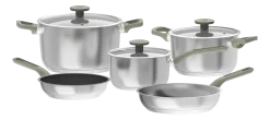 BergHOFF Pannenset Leo Bolt (8-Delig) Outlet