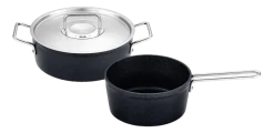 Fissler Pannenset Adamant met RVS Deksel (2-delig) Clearance