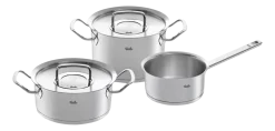 Pannenset Fissler Original Profi Collection Met RVS Deksels (3-Delig)