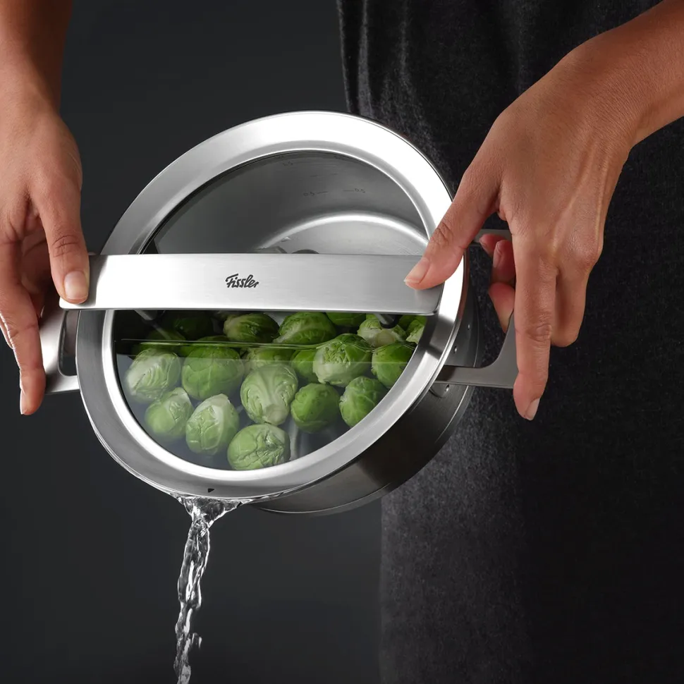 Pannenset Fissler Phi Collection met Glasdeksels (4-delig)