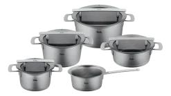 Pannenset Fissler Phi Collection met Glasdeksels (5-delig)