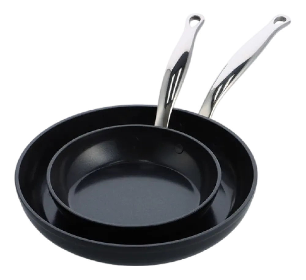 GreenPan Pannenset Barcelona Pro Met Keramische Antikleeflaag (2-delig) 24cm / 28cm Online