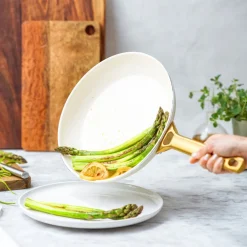 GreenPan Pannenset Padova Cream White Met Keramische Antikleeflaag Sale
