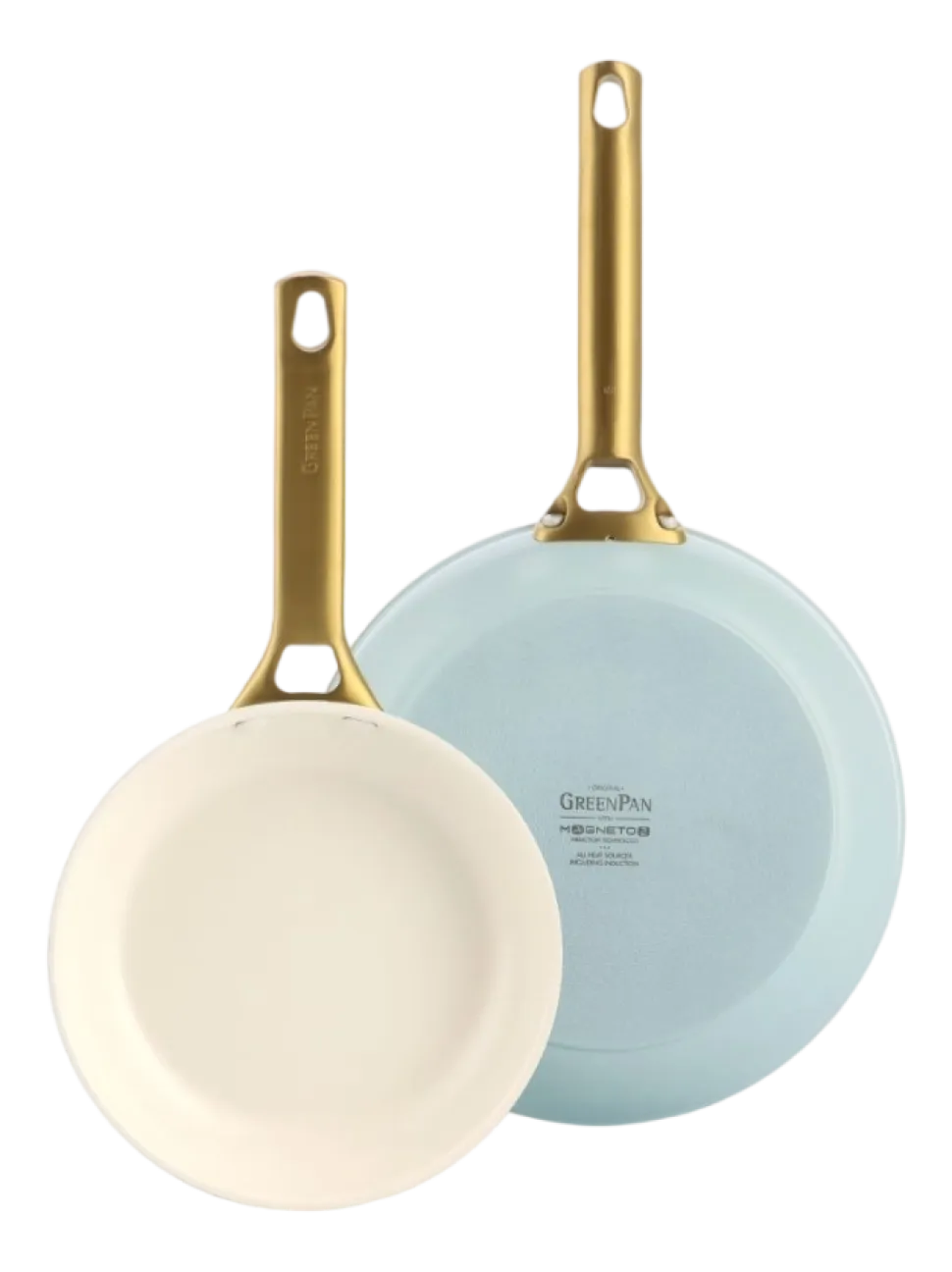 Pannenset GreenPan Padova Light Blue Met Keramische Antikleeflaag 20 / 26 cm (2-Delig)