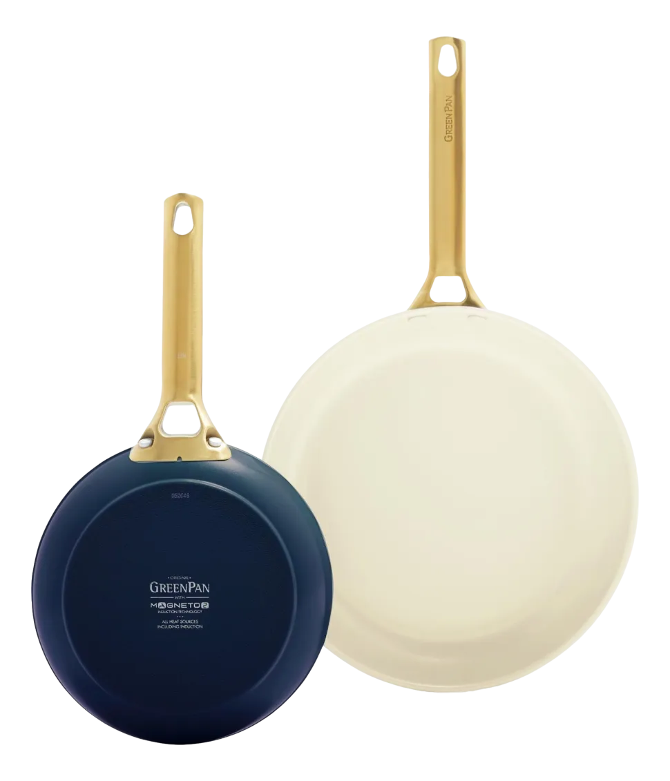 Pannenset Greenpan Padova Oxford Blue Met Keramische Antikleeflaag (2-delig)