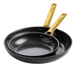 Pannenset Greenpan Padova Reserve Black Met Keramische Antikleeflaag (2-delig)
