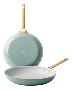 Pannenset GreenPan Padova Smokey Blue Met Keramische Antikleeflaag 26 / 30 cm (2-Delig)