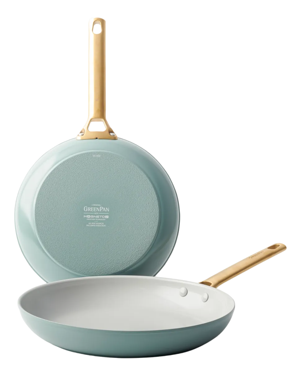 Pannenset GreenPan Padova Smokey Blue Met Keramische Antikleeflaag 26 / 30 cm (2-Delig)