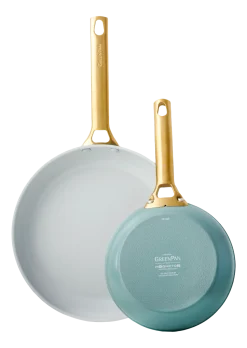 Pannenset GreenPan Padova Smokey Blue Met Keramische Antikleeflaag 26 / 30 cm (2-Delig)
