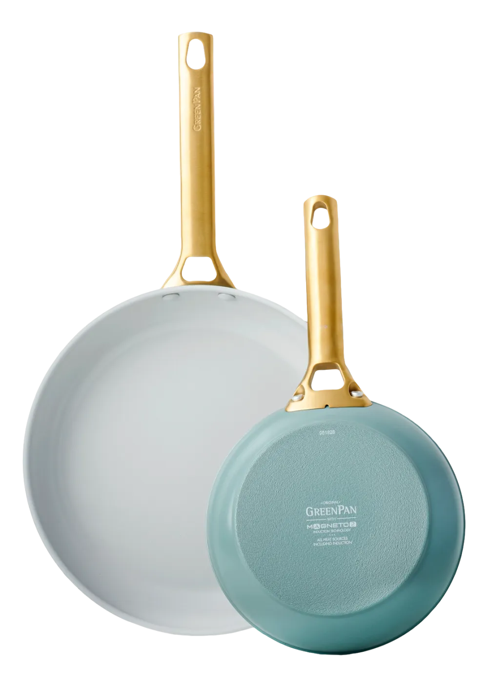 GreenPan Pannenset Padova Smokey Blue Met Keramische Antikleeflaag Discount