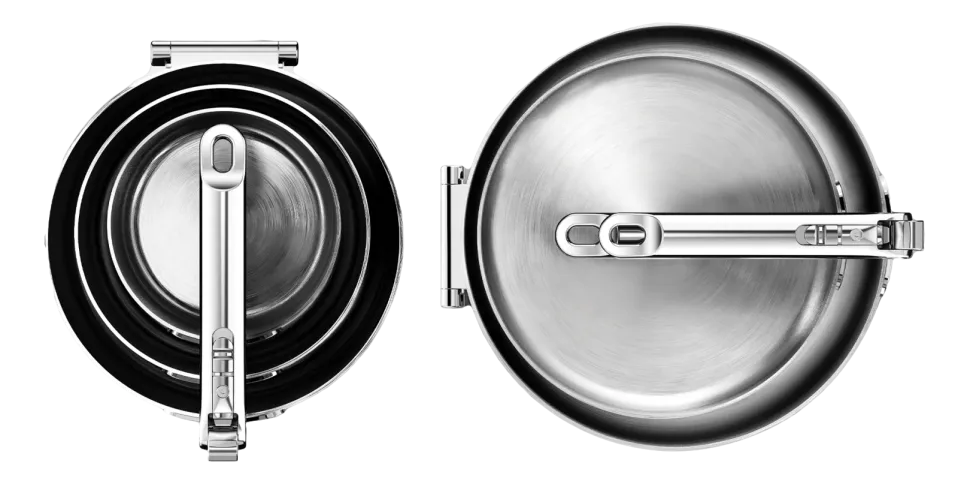 Pannenset Joseph Joseph Space Steel (5-Delig)