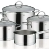 Pannenset Kela Cailin Zilver (4-Delig)