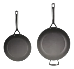 Le Creuset Pannenset Koekenpan + Sauteerpan Essential Non Stick Ceramic Zwart (2-delig) Sale