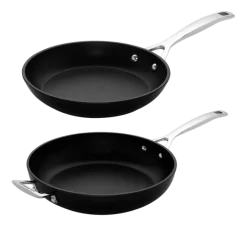 Le Creuset Pannenset Koekenpan + Sauteerpan Essential Non Stick Ceramic Zwart (2-delig) Sale