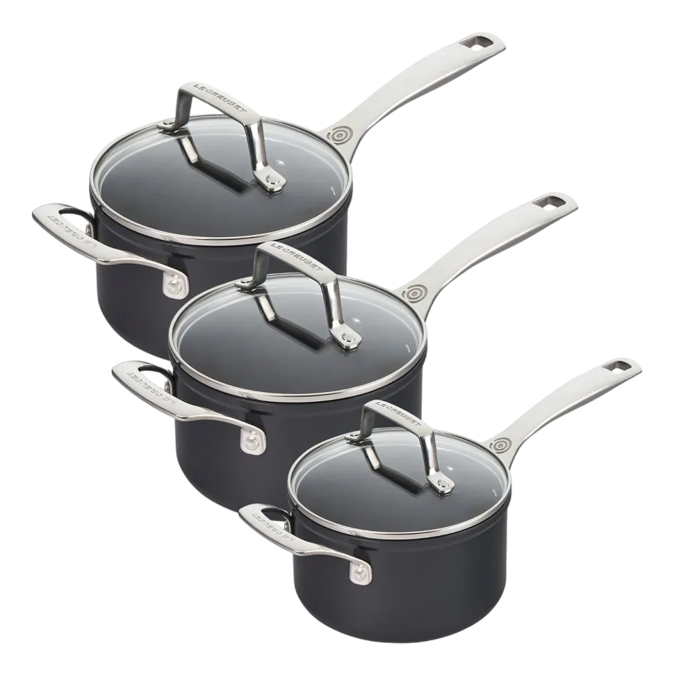 Pannenset Le Creuset Steelpan Essential Non Stick Ceramic 16 + 18 + 20 cm (3-delig)