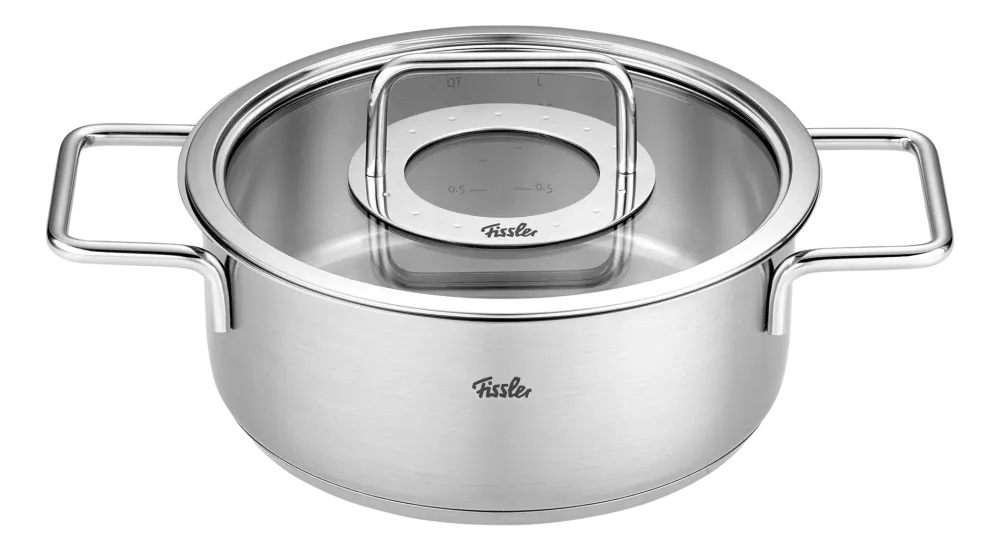Fissler Pannenset met Glasdeksels Pure Collection New