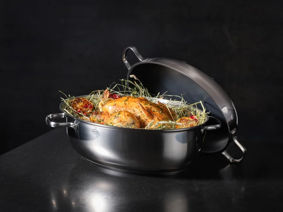 Pan Rösle Elegance Braadpan met deksel 42,5 c 31 cm / 8L