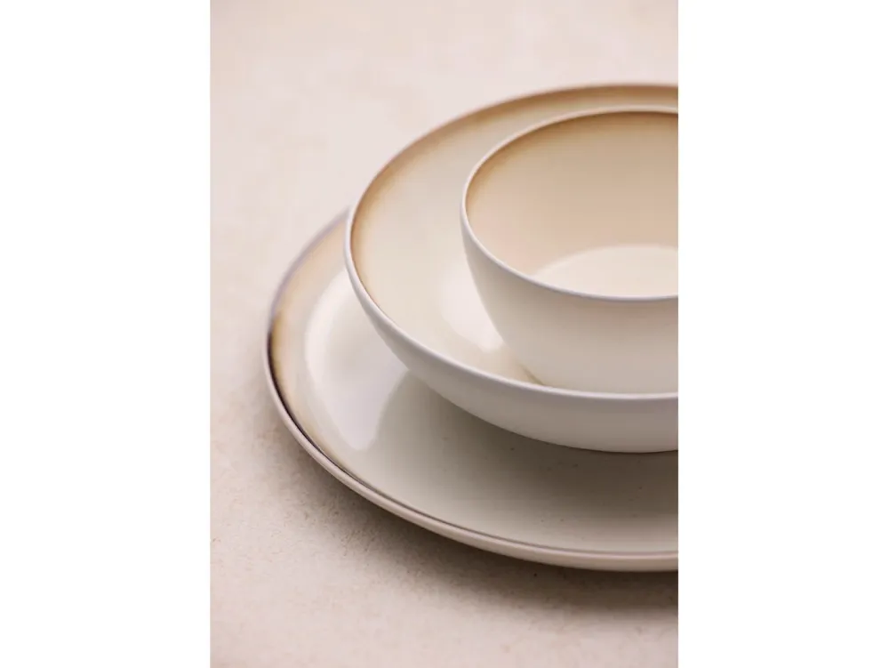 Bitz Pastabord Gastro White / Cream 20 cm (Set van 6)