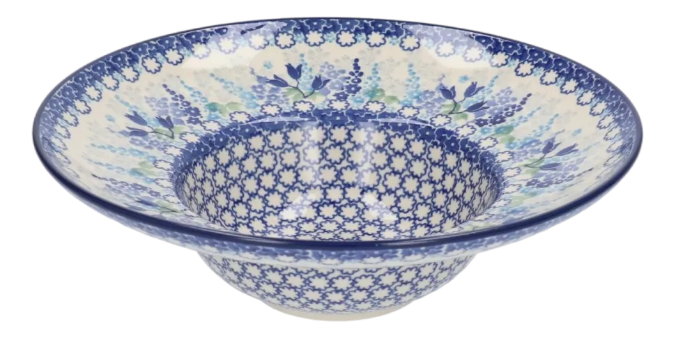 Pastabord Bunzlau Castle Blue Garden 25 cm