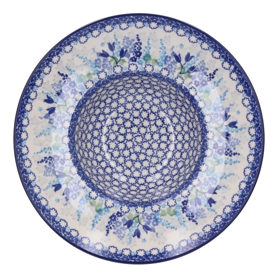 Pastabord Bunzlau Castle Blue Garden 25 cm
