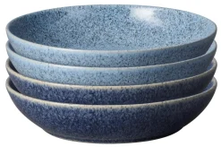 Pastabord Denby Studio Blue Cobalt Flint 22 cm (Set van 4)