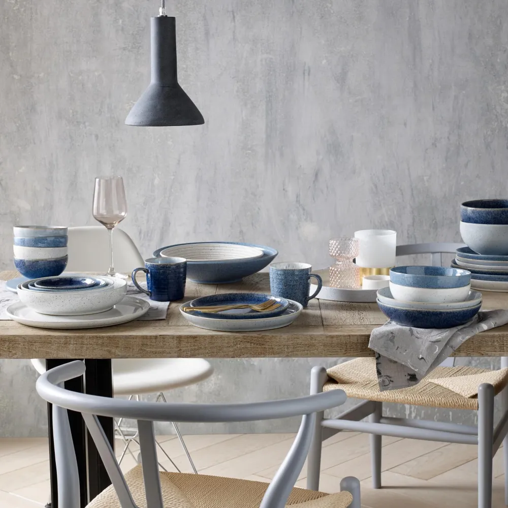 Denby Pastabord Studio Blue Cobalt 22 cm Clearance