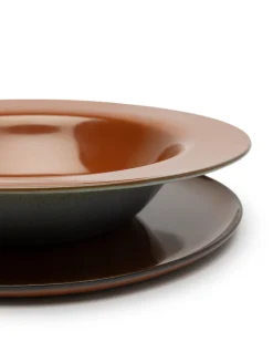 Serax Pastabord Terres De Rêves Tableware By Anita Le Gr Rust Smoky Blue L 27,3 cm Clearance