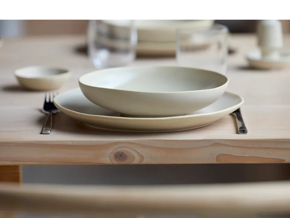 Pastabord Villa Collection Shoku Soft Beige 21 cm